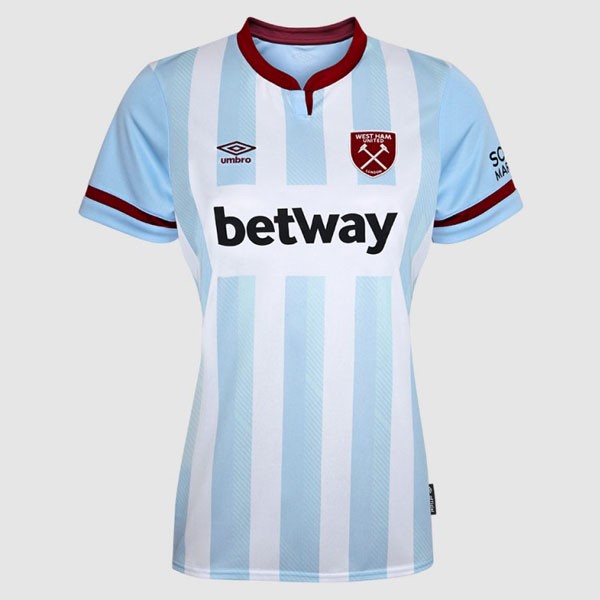 Camiseta West Ham United Segunda Equipación Mujer 2021/2022